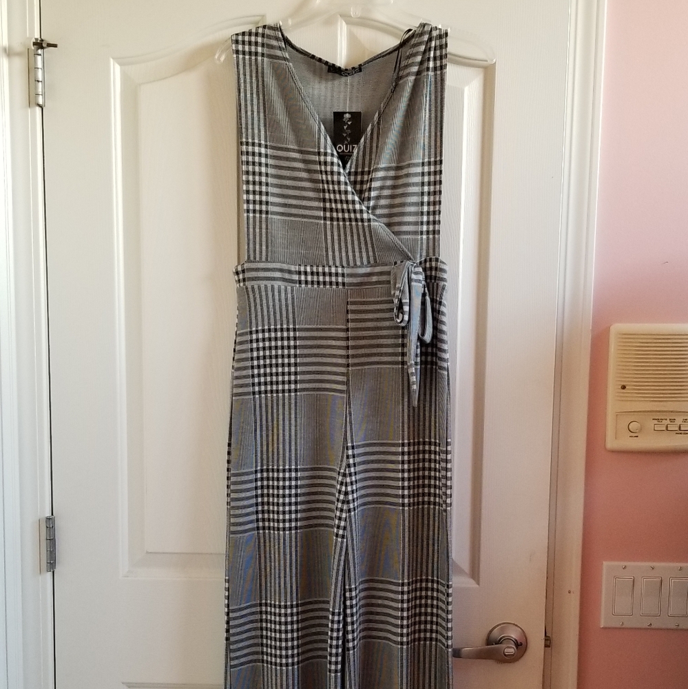 Plaid Jumpsuit